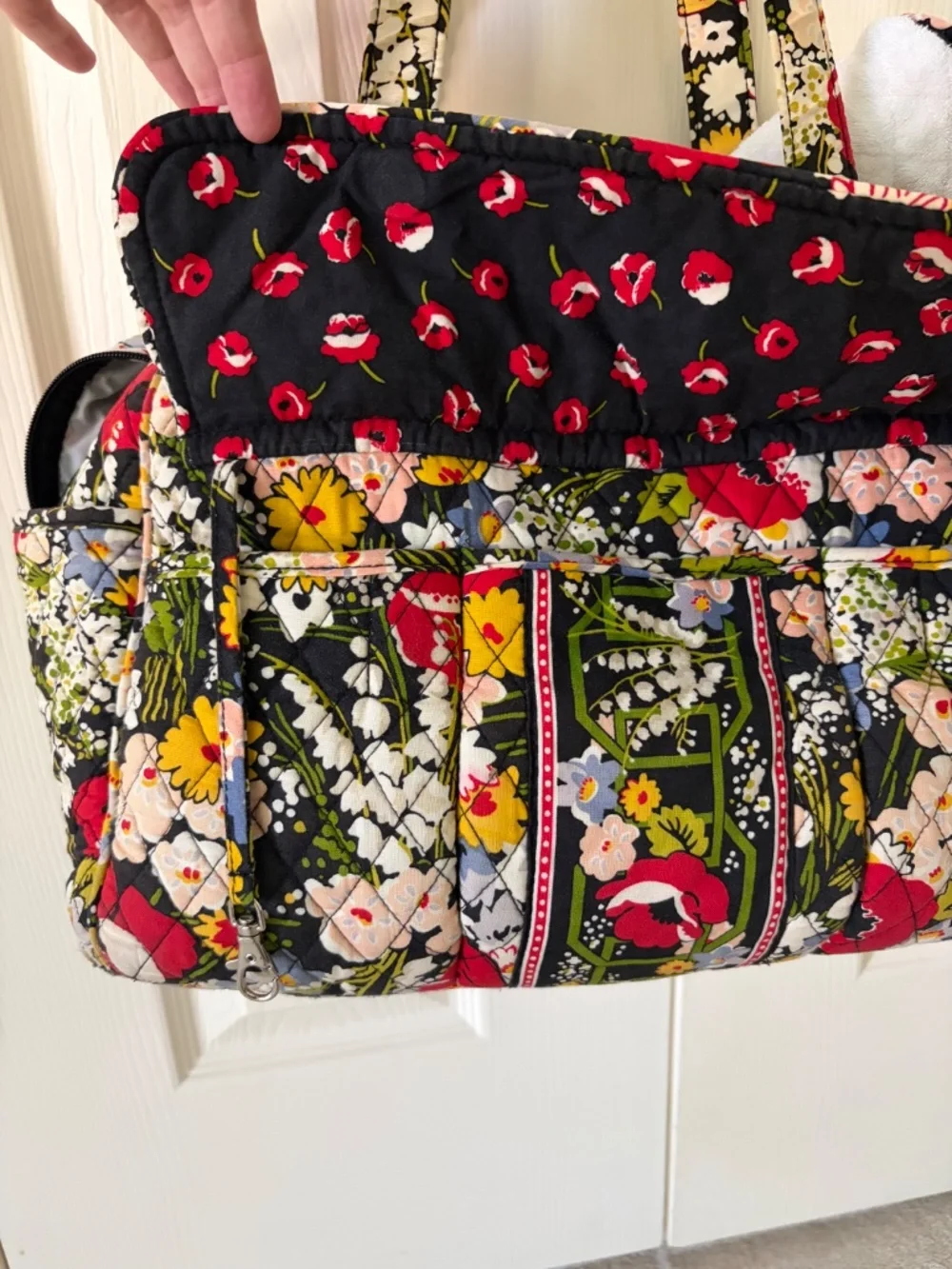 Vera Bradley diaper bag with changing pad